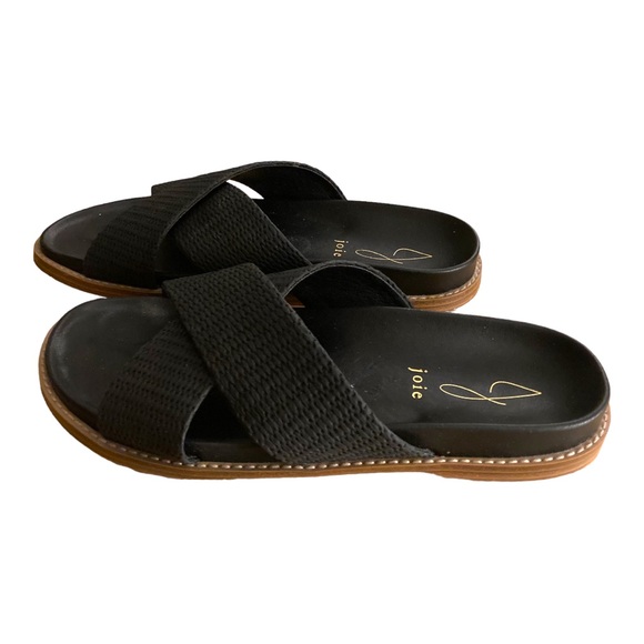 Joie Nell Sandals Flats with Small heel Black Size 7M - Picture 2 of 8